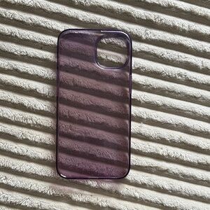 Amazon Purple glitter Textured iPhone 13 Case with Slim Profile